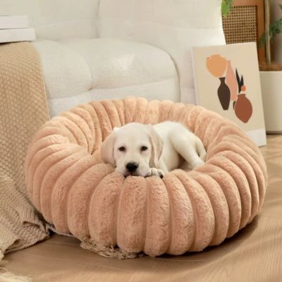 PANIER CHIEN DONUT COSYPAW™ – COUSSIN ROND ULTRA DOUILLET