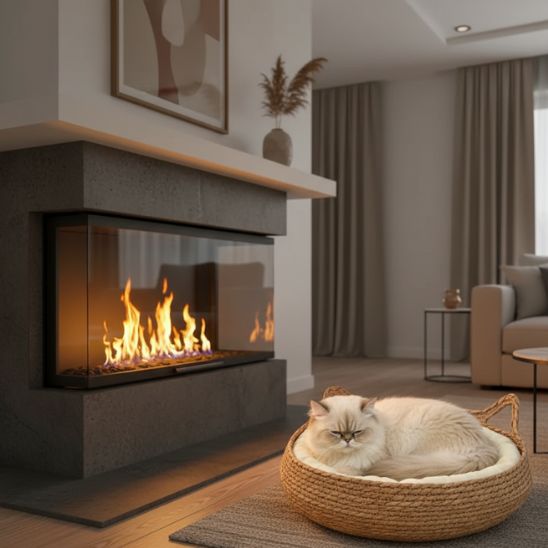 panier en osier pour chat | WICKER NEST