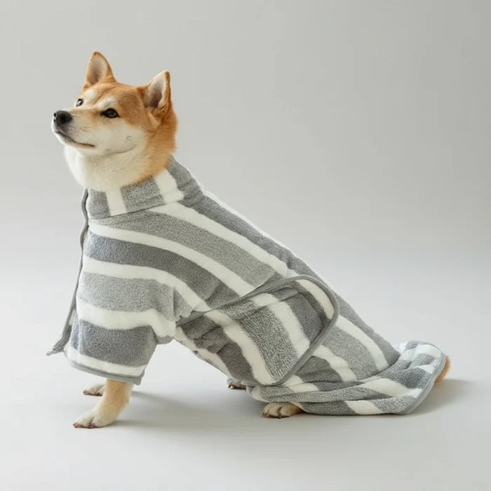 Peignoir Absorbant Séchage Rapide Pour Chien