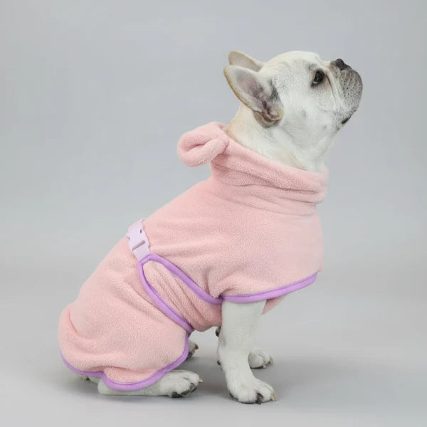 Peignoir  Absorbant  Séchage Rapide pour Chien
