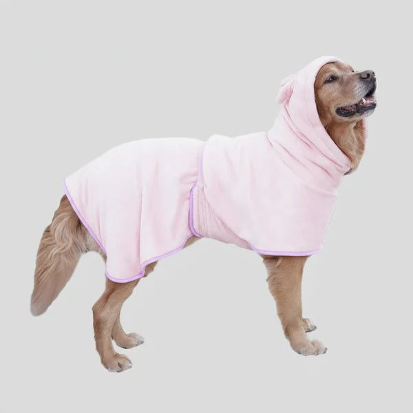 Peignoir  Absorbant  Séchage Rapide pour Chien