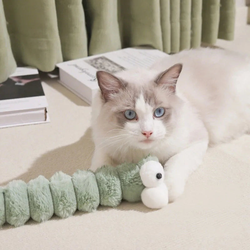 Peluche À Mâcher Avec Herbe Pour Chat