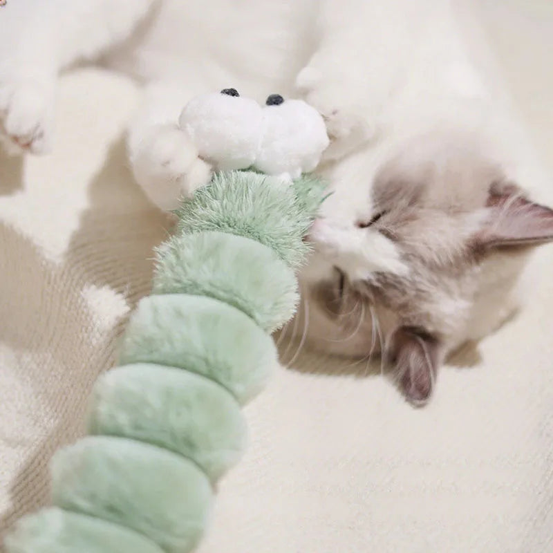 Peluche À Mâcher Avec Herbe Pour Chat