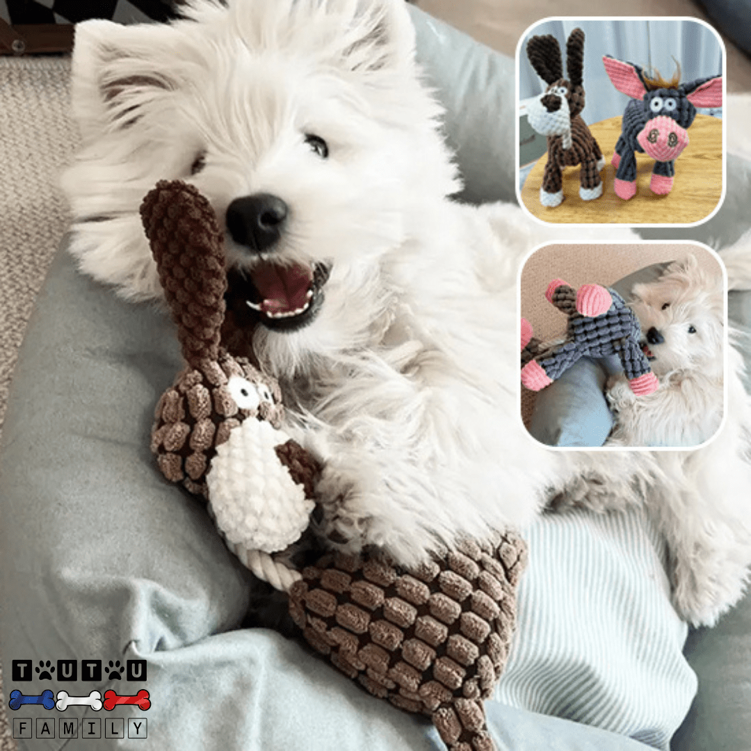 Peluche interactive chien - DouxToutou™