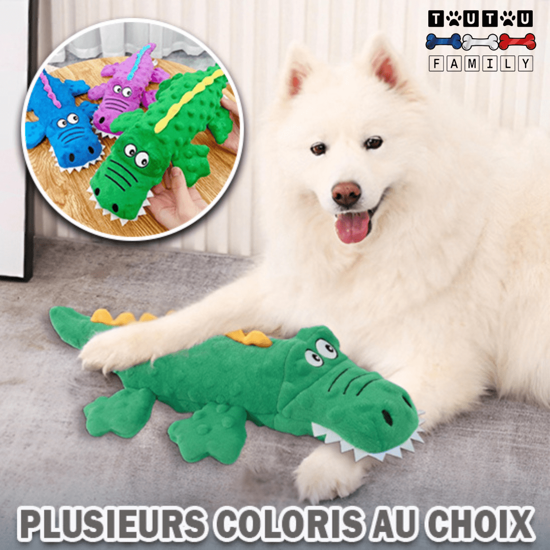 Peluche pour chien - CrocodileToutou™
