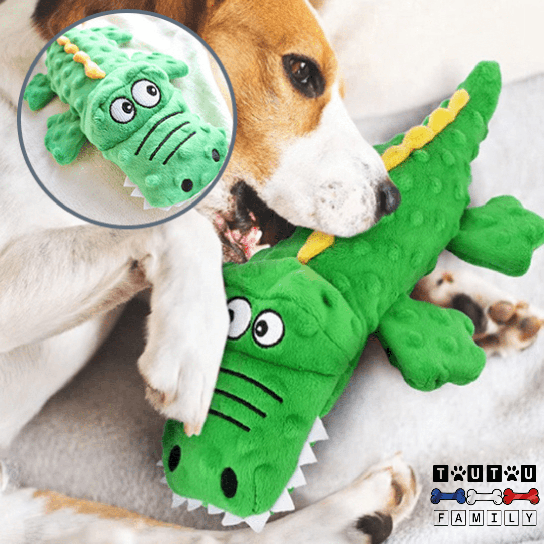 Peluche pour chien - CrocodileToutou™