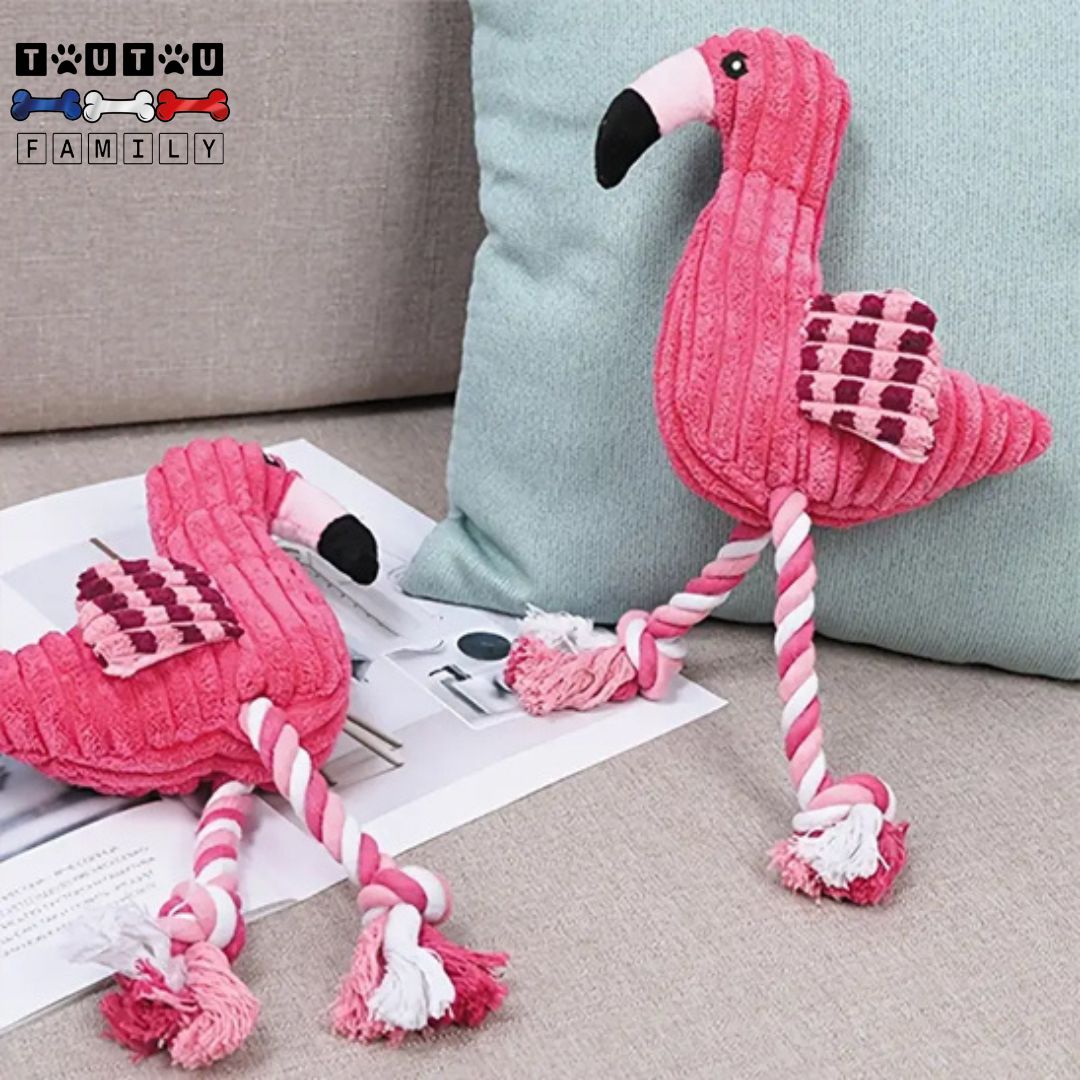 Peluche pour chien - FlamanToutou™