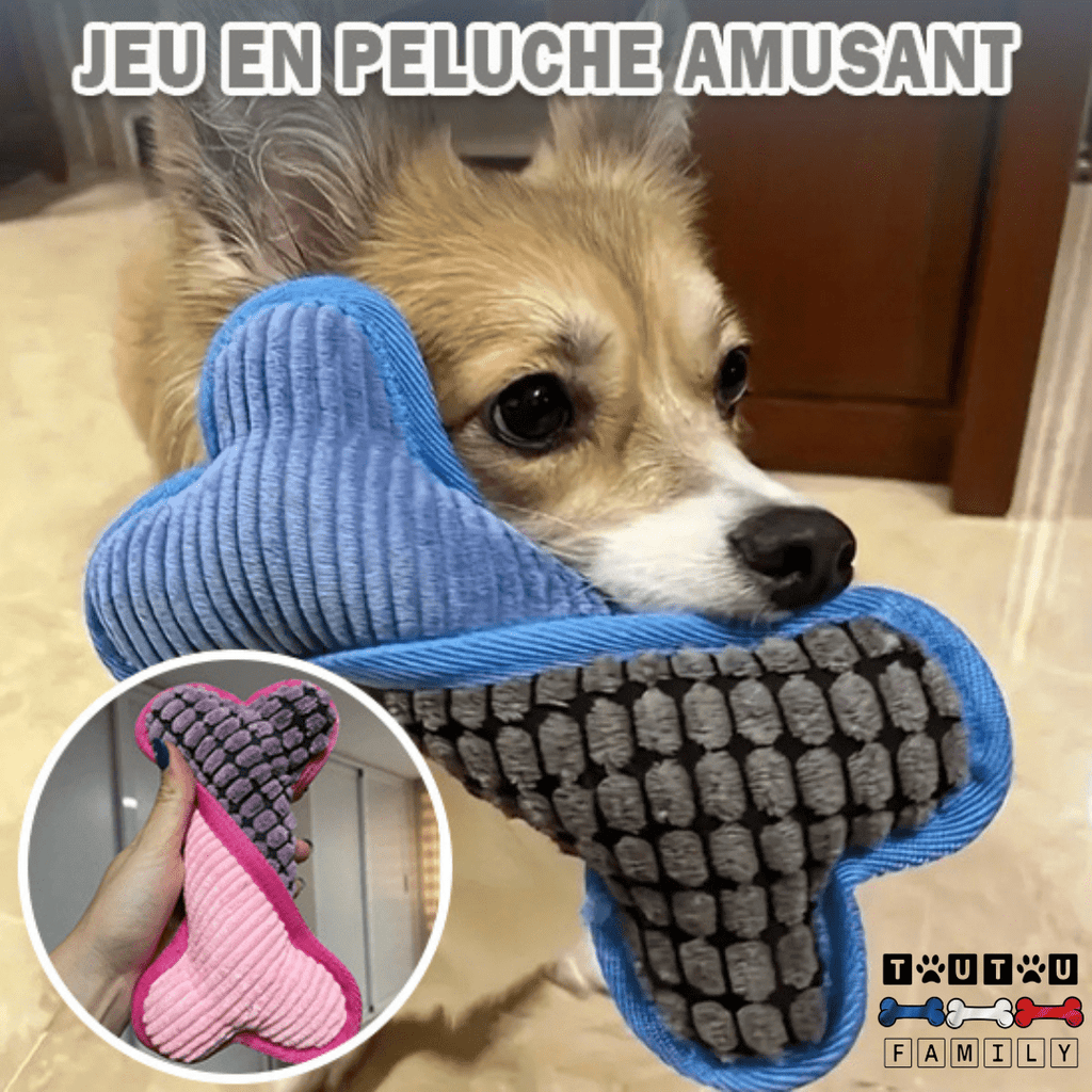 Peluche pour chien - OsToutou™