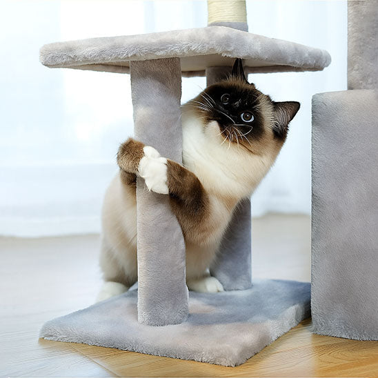 PETIT ARBRE A CHAT GRIS