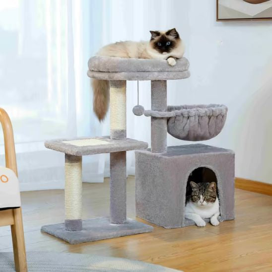 PETIT ARBRE A CHAT GRIS