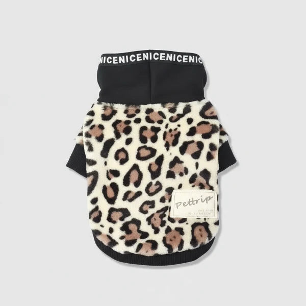 Sweat A Capuche Léopard Ou Camouflage Pour Chien