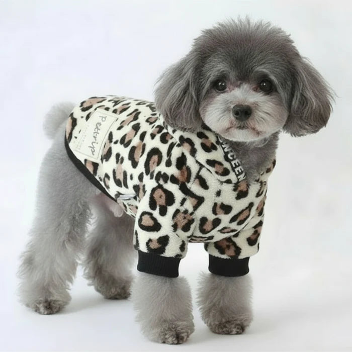 Sweat A Capuche Léopard Ou Camouflage Pour Chien