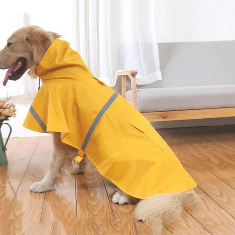 Poncho de pluie pour chien