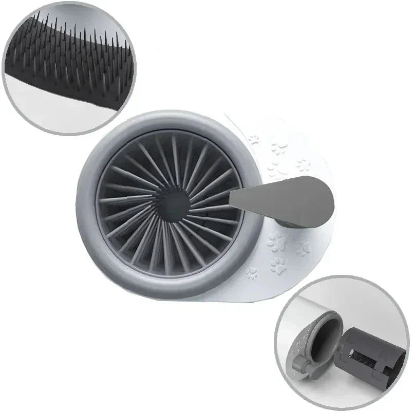 Lave-Pattes Automatique Pour Chien Avec Distributeur De Savon