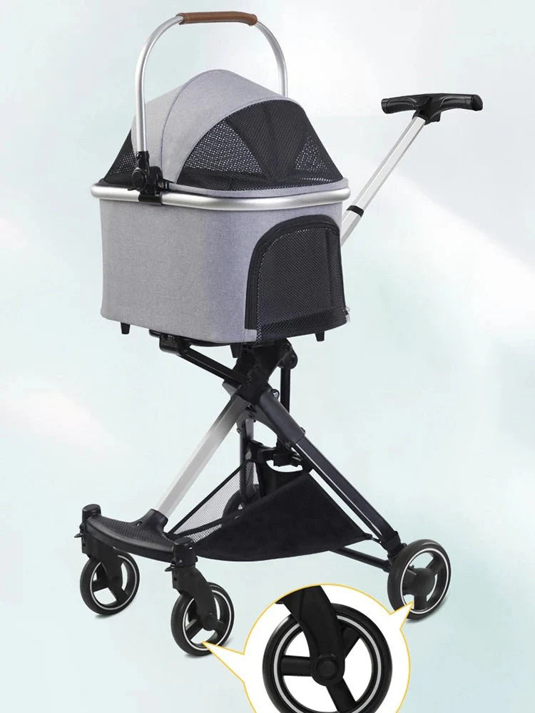 Poussette Pliable Pour Petit Et Moyen Chien