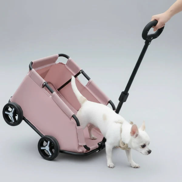 Poussette Pliante Pour Chien Compacte Et Résistante
