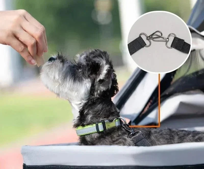 Poussette pour chien légère et pliable | Oscar et Plume