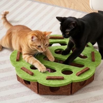 Jouet  chat interactif  | Cache-Cache Furtif