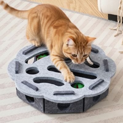 Jouet  chat interactif  | Cache-Cache Furtif