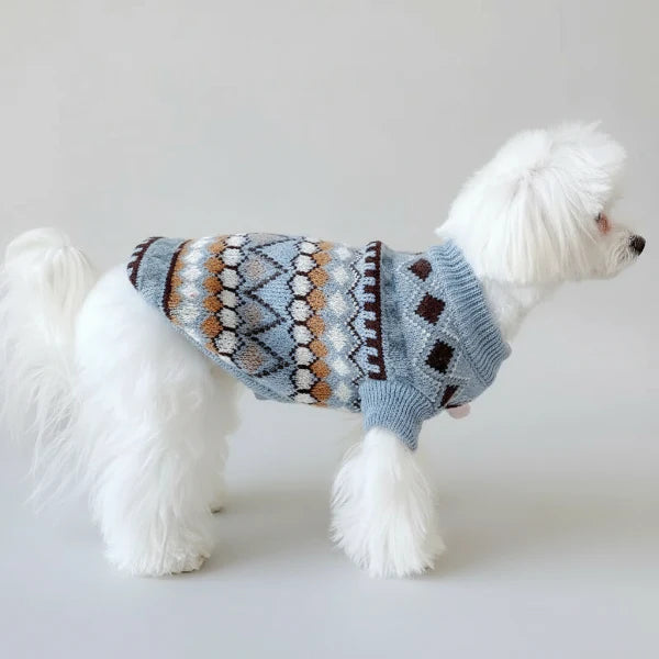 Pull Chaud Pour Petit Chien Motifs Tendance