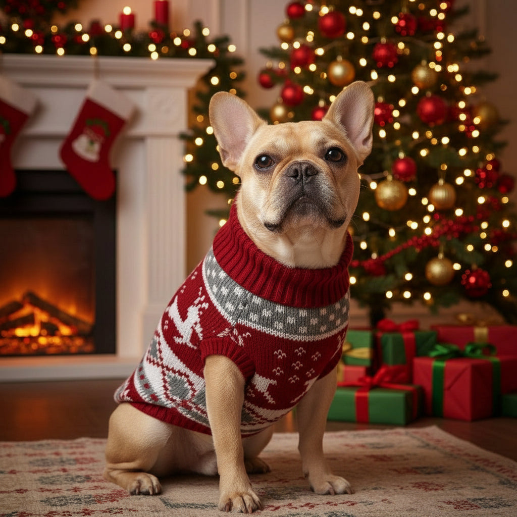 Pull Chien Noël
