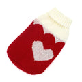 Pull Coeur pour Chat Rouge