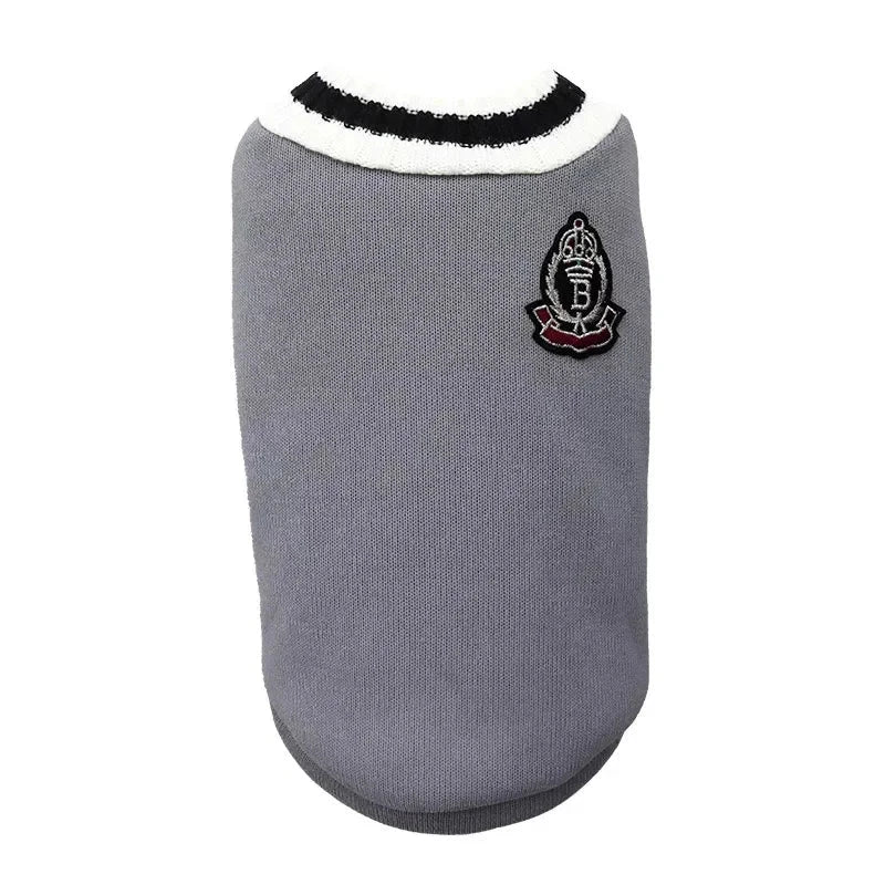 Pull College Gris Chat