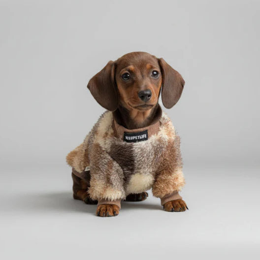 Pull Polaire Confortable Pour Teckel