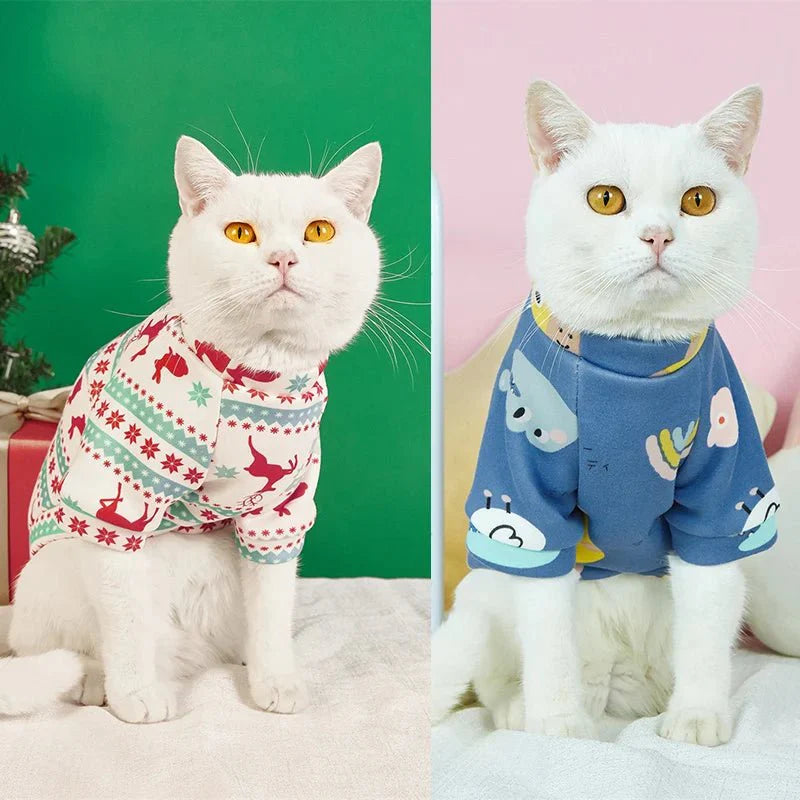Pull pour Chat Motifs Noël