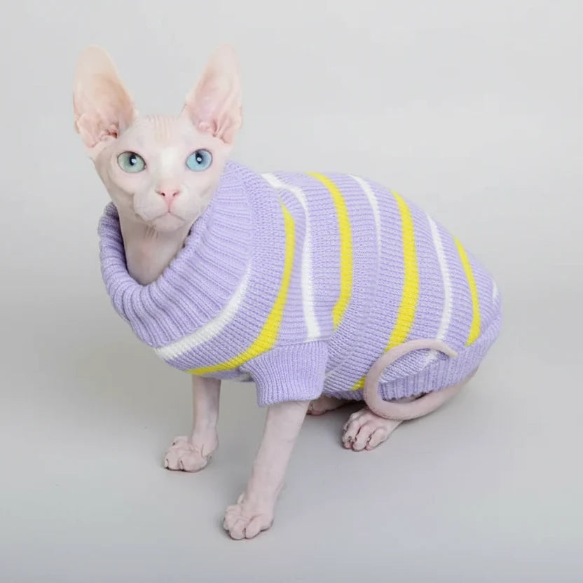 Pull Chaud Pour Chat Sphynx Et Devon