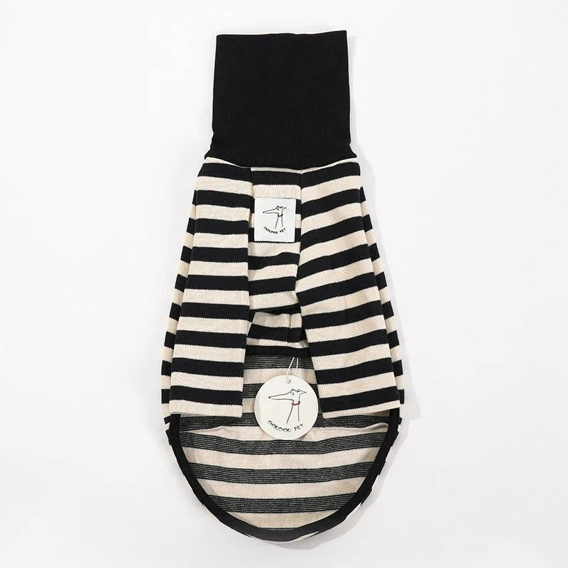 Pull Rayé Confort Et Design Pour Lévrier