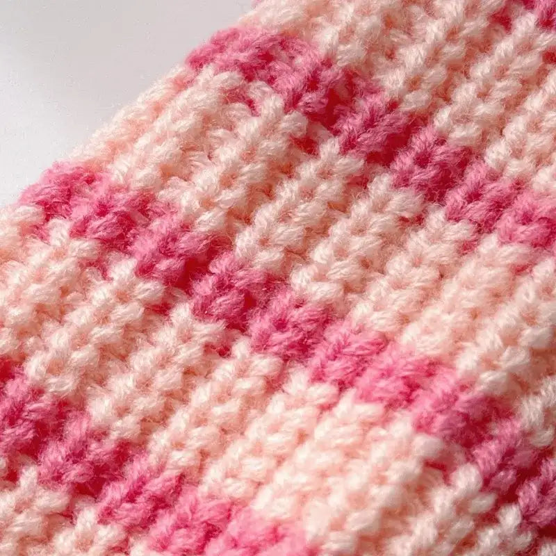 Pull Rose Elégant Tricoté Pour Teckel