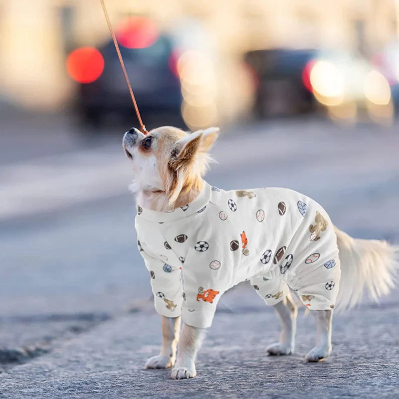 Pyjama Chien Blanc