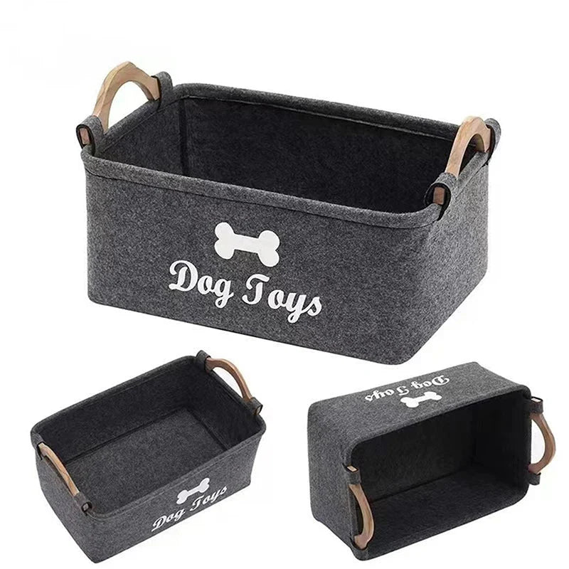 Panier Rangement Jouets Chien Chat - Oscar et Plume
