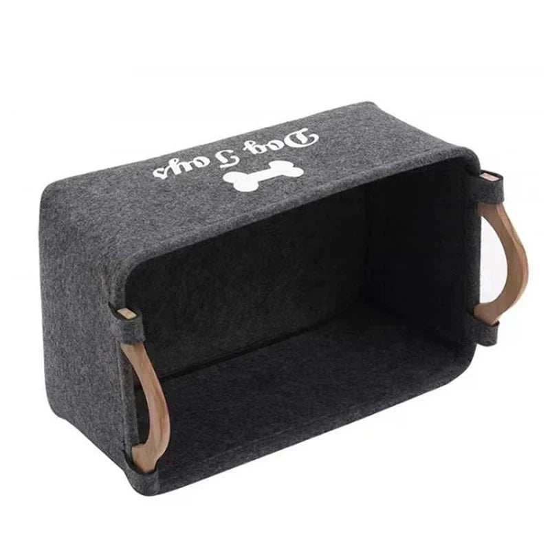 Panier Rangement Jouets Chien Chat - Oscar et Plume