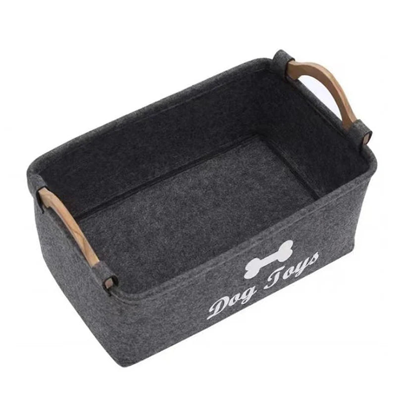 Panier Rangement Jouets Chien Chat - Oscar et Plume