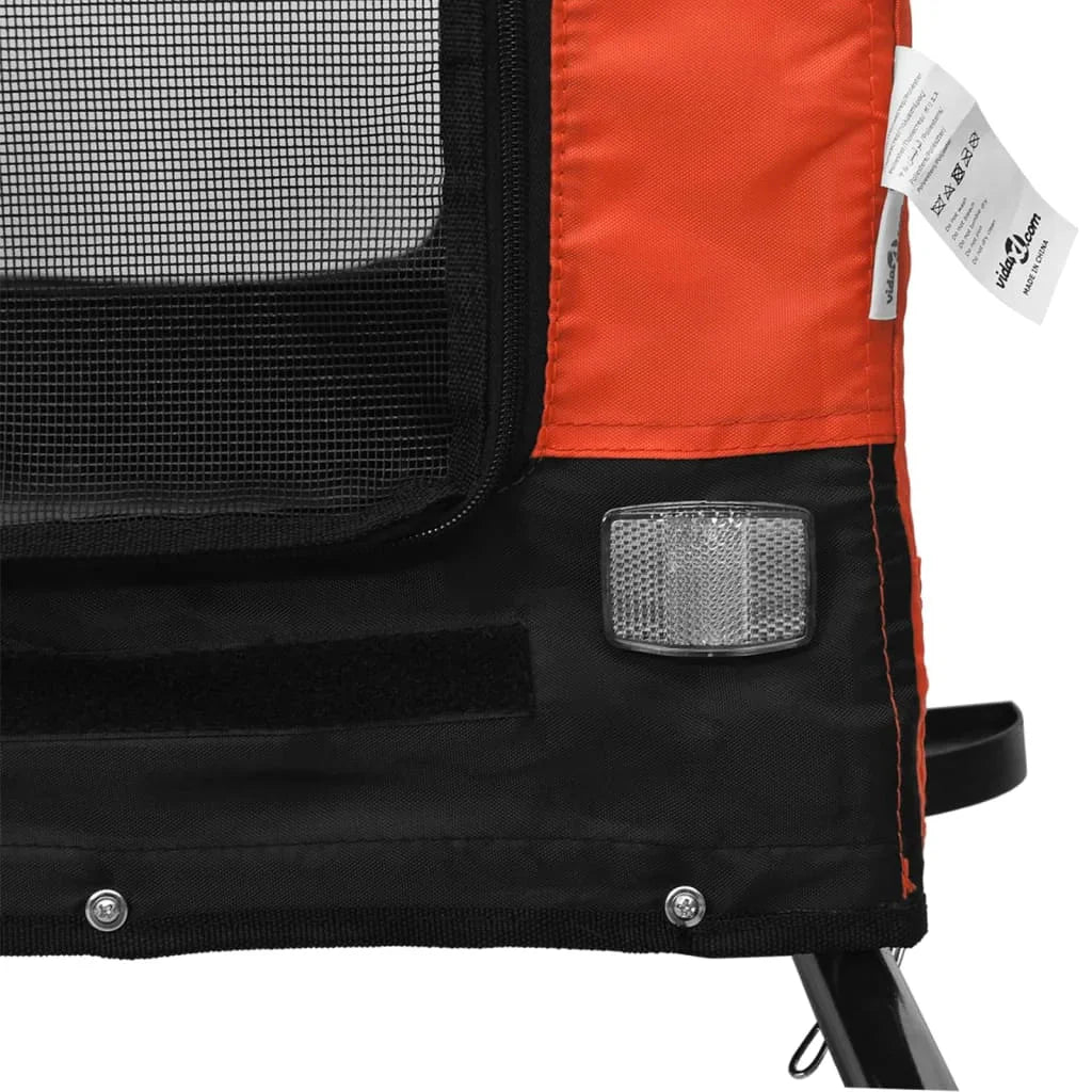 Remorque vélo Oscar & Plume pour chien, cadre aluminium et sécurité premium