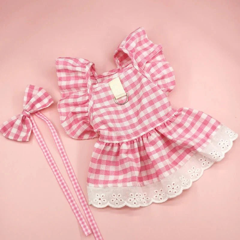 Robe à Carreaux pour Chat