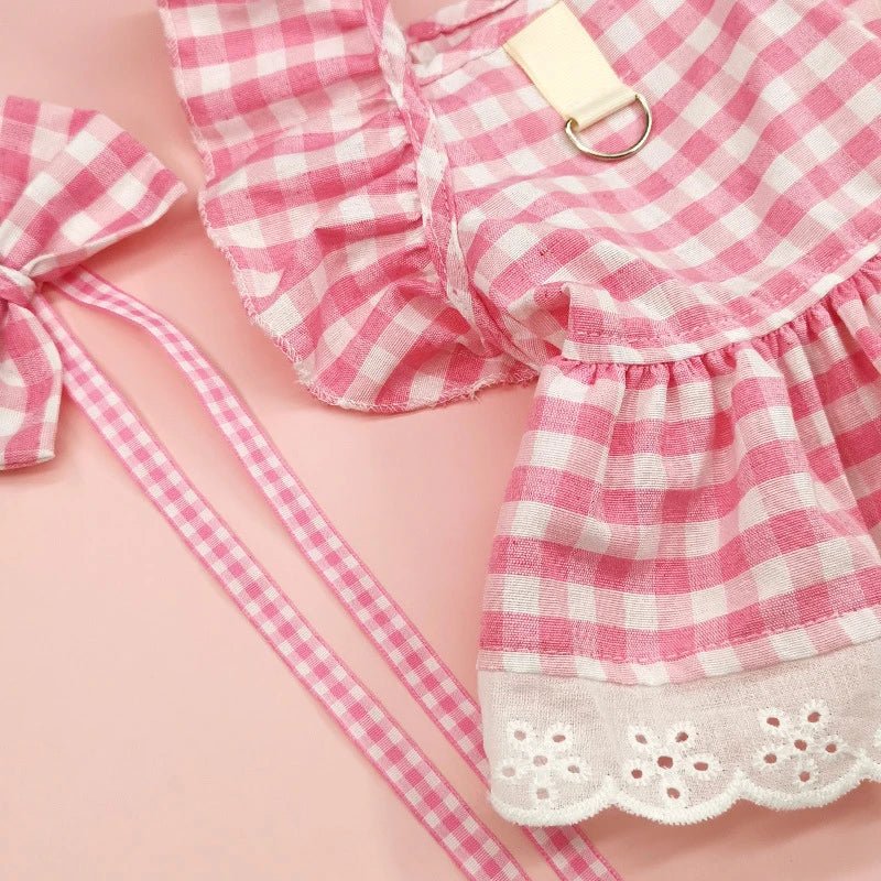 Robe à Carreaux pour Chat