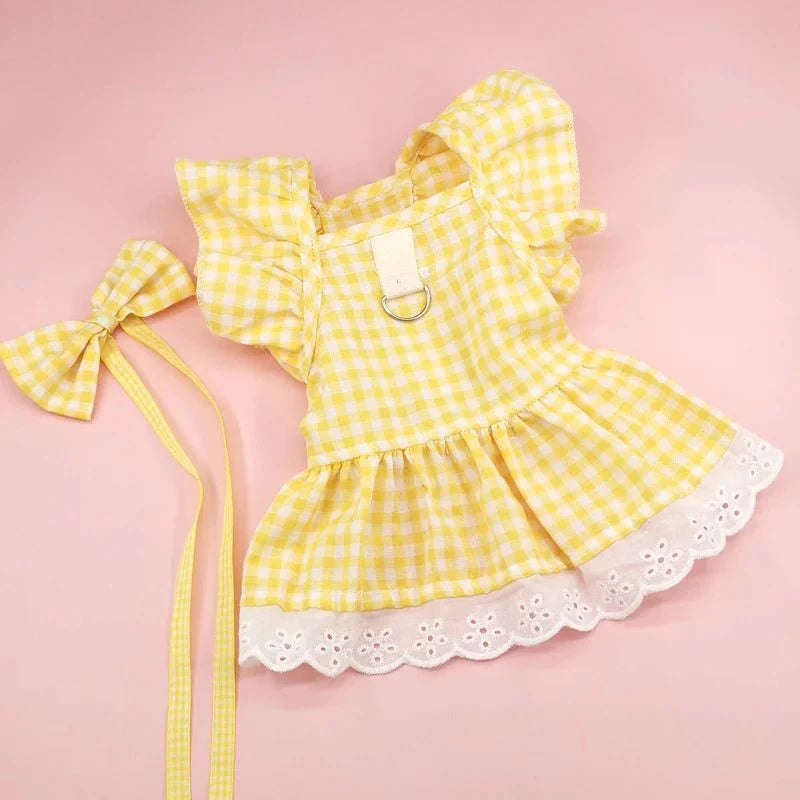 Robe à Carreaux pour Chat