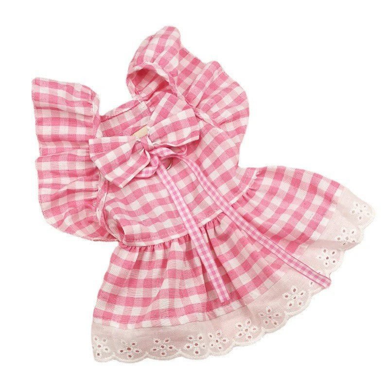 Robe à Carreaux pour Chat