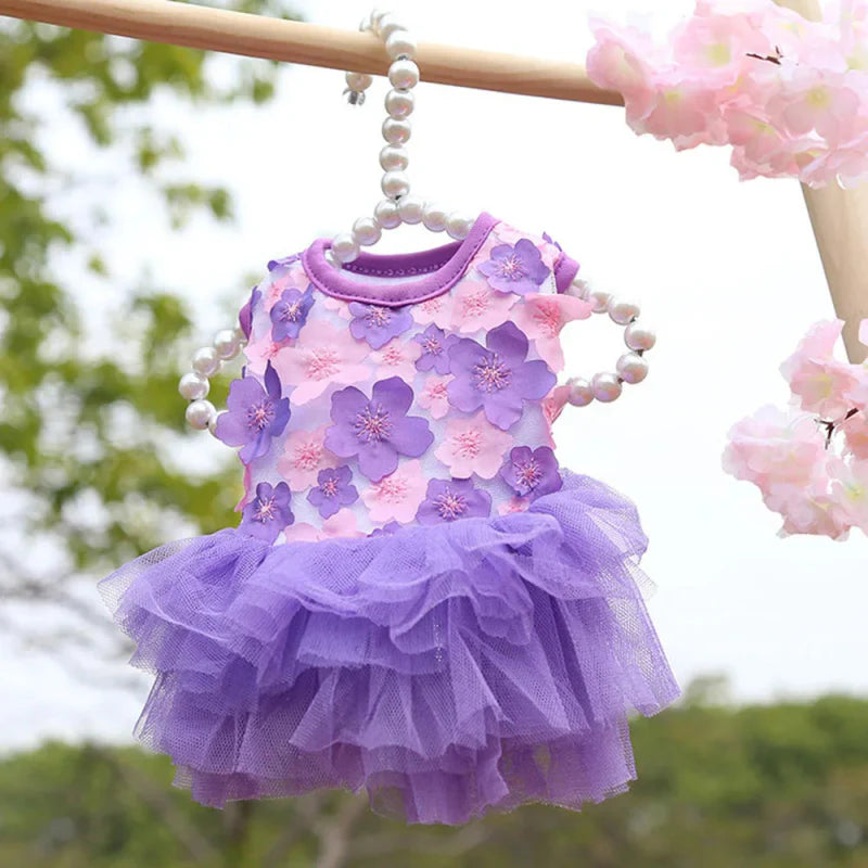 Robe pour Mini Chien Rose