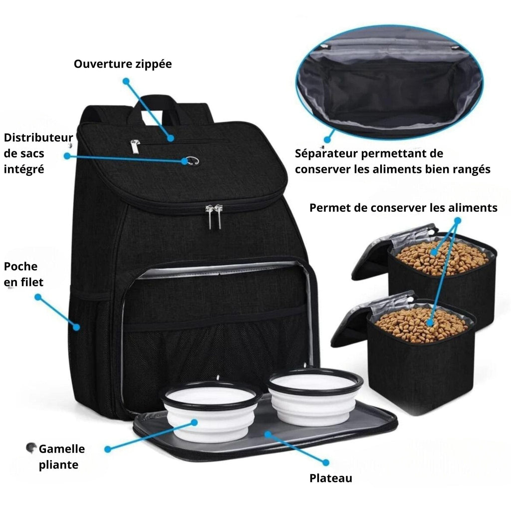 Sac à dos pour animaux : transport pratique chien et chat