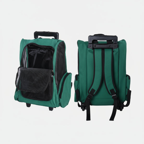 Sac à dos transport chat avec roulettes - Oscar et Plume
