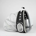 Sac à dos transport chien et chat avec coque transparente et aération pour un transport sécurisé