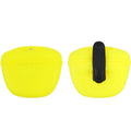 Sac à friandises chien jaune avec clip noir facile à attacher pour promenade et dressage