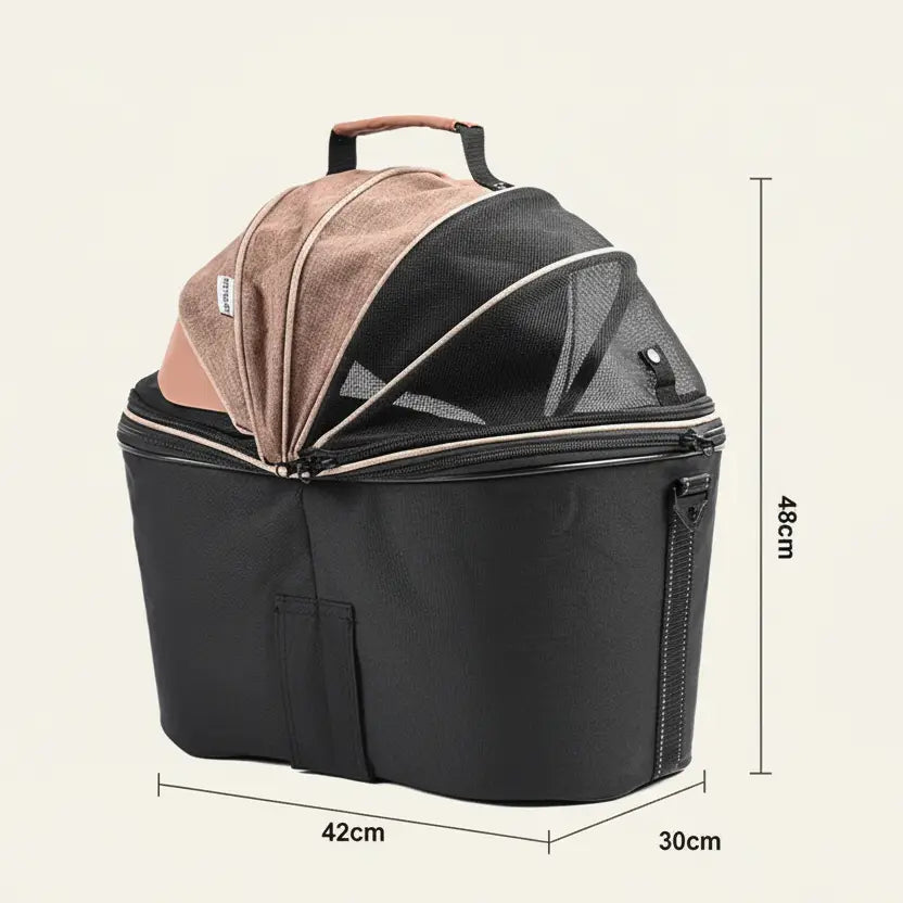 Sac De Transport À Vélo Amovible Pour Chien Et Chat