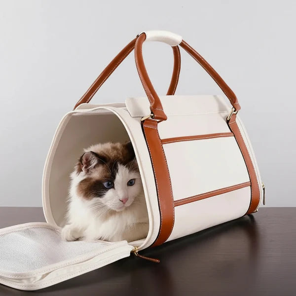 Sac De Transport Elégant Pour Chat Et Petit Chien