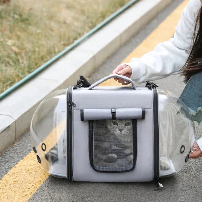 Sac de transport pour chat - Grand espace et confort