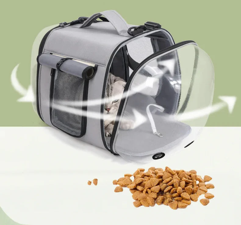 Sac de transport pour chat - Grand espace et confort